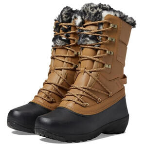 THE NORTH FACE Shellista IV Luxe Waterproof Utility Brown TNF Black 7.5 NEW
